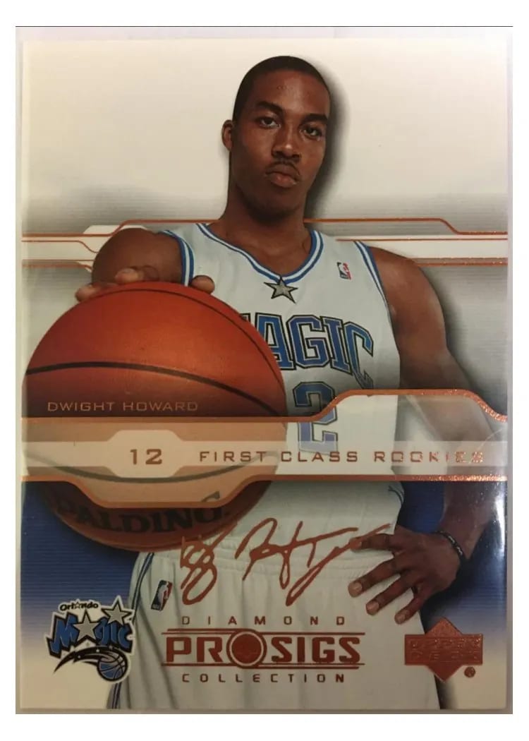 2004 Upper Deck Pro Sigs Dwight Howard #91 card