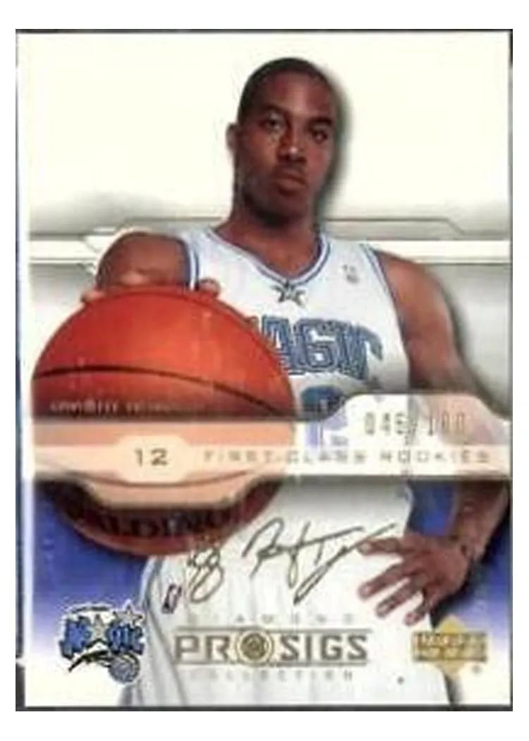 2004 Upper Deck Pro Sigs Dwight Howard #91 card