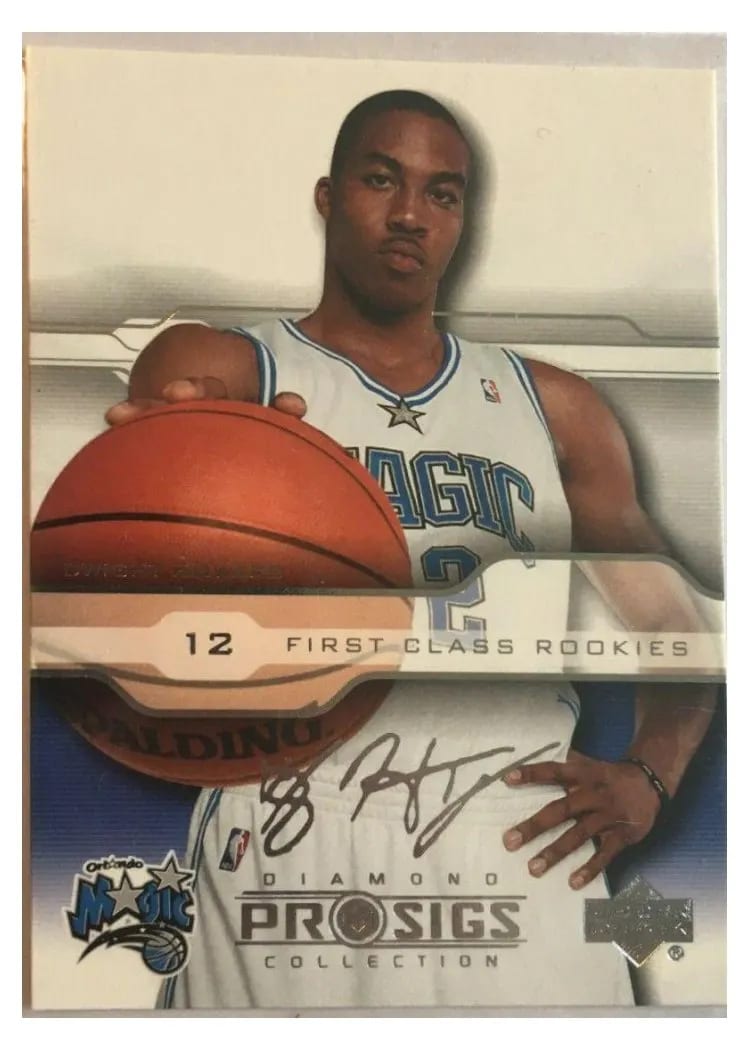 2004 Upper Deck Pro Sigs Dwight Howard Silver #91 card