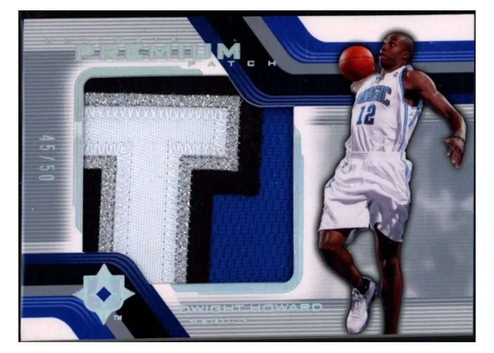 2004 Upper Deck Ultimate Collection Premium Patch Dwight Howard #UPP-DH card