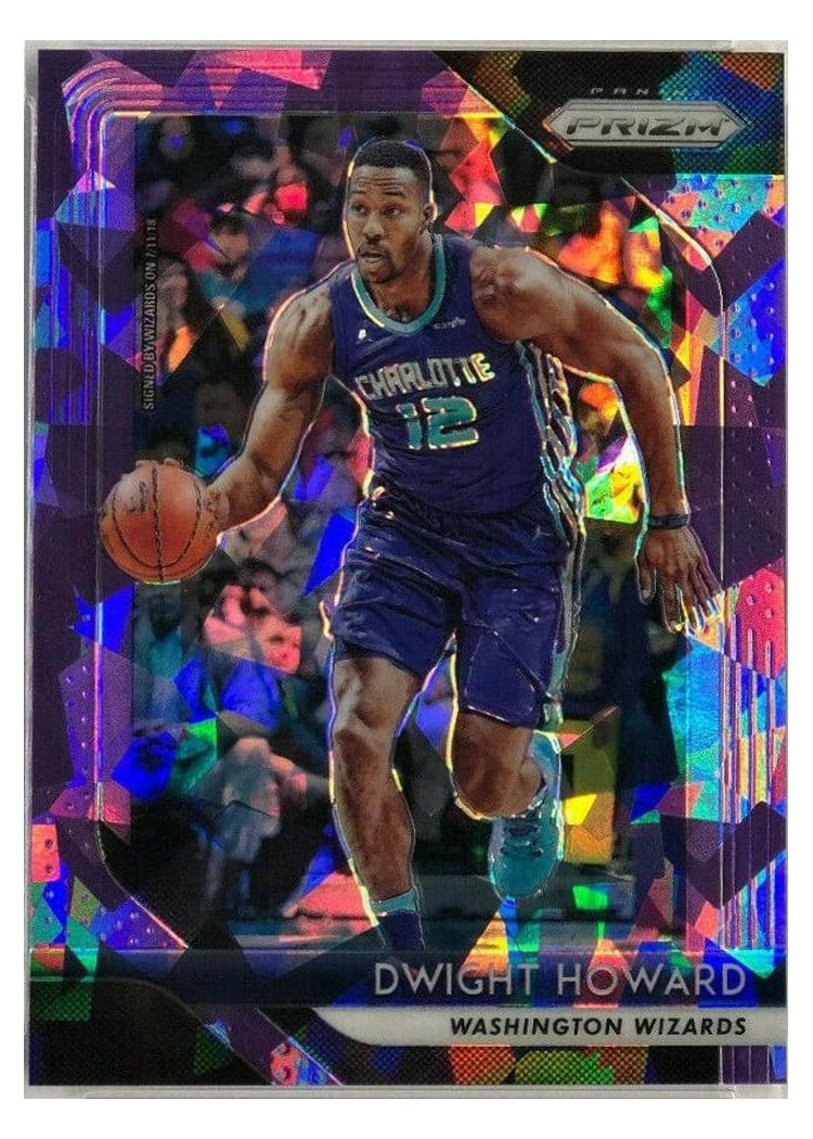 2018-19 Panini Prizm Base Set Dwight Howard Purple Ice Prizm #293 card