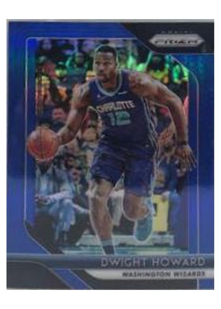 2018-19 Panini Prizm Base Set Dwight Howard Blue Prizm #293 card