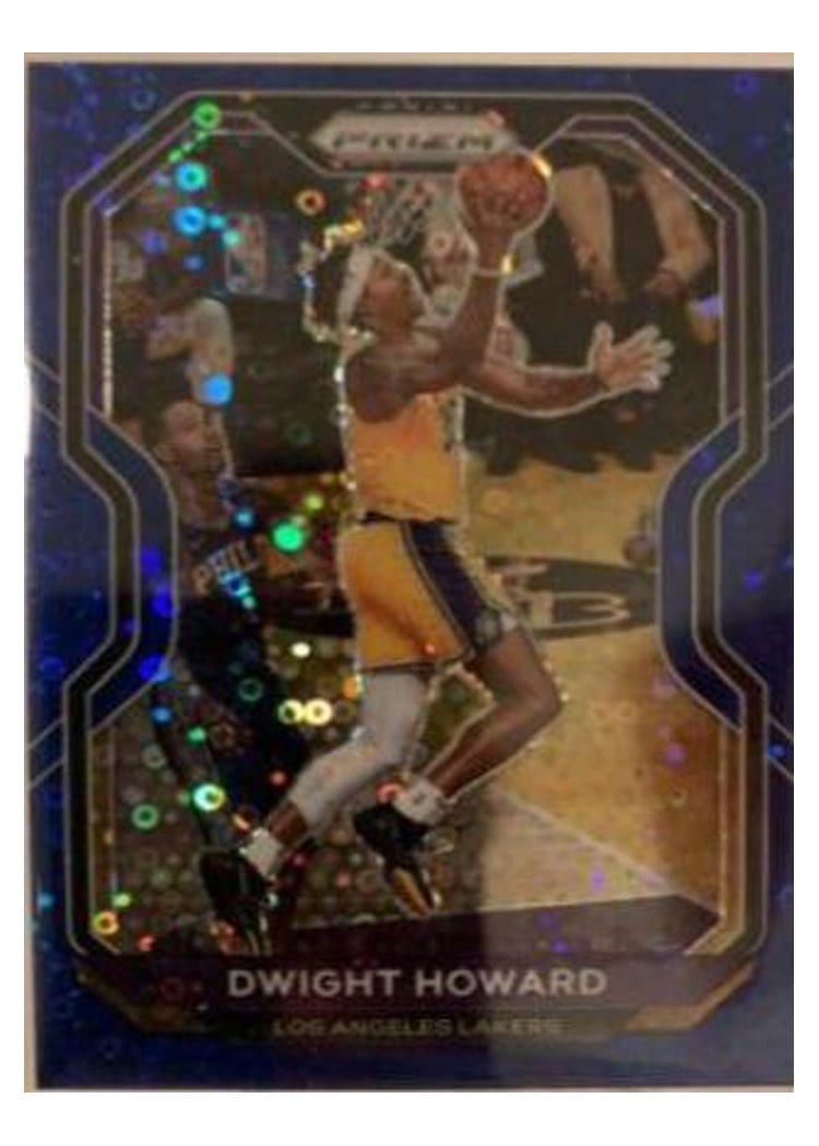 2020-21 Panini Prizm Base Set Dwight Howard Blue Prizm #175 card