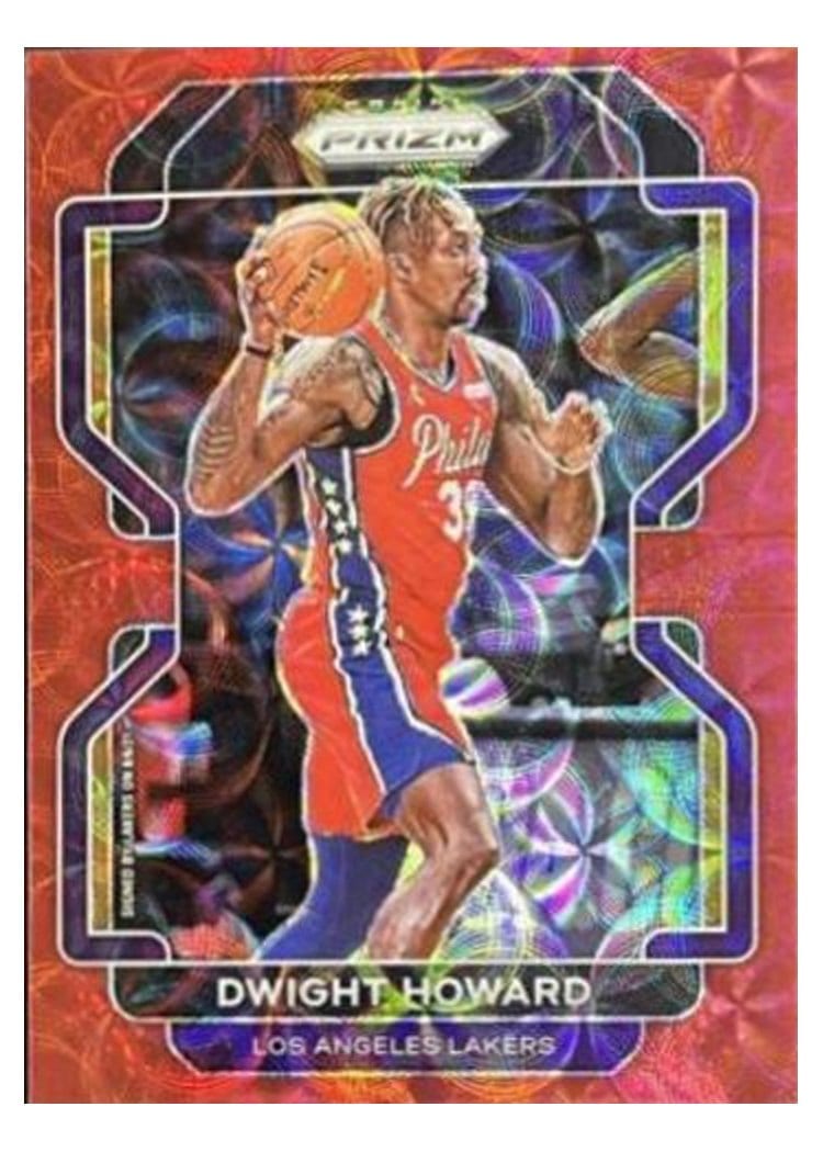 2021-22 Panini Prizm Base Set Dwight Howard Red Choice Prizm #172 card