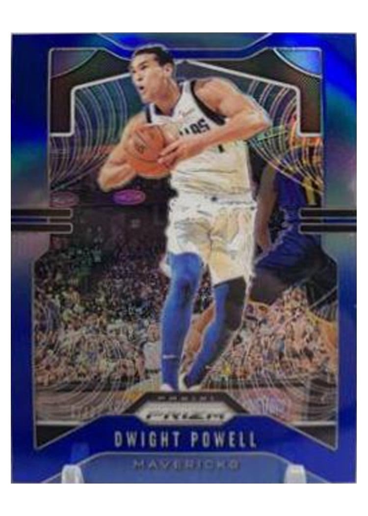 2019-20 Panini Prizm Base Set Dwight Powell Blue Prizm #81 card