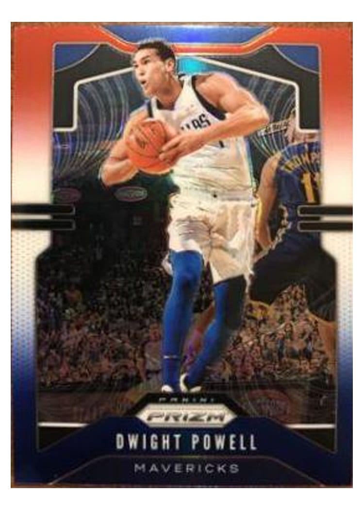 2019-20 Panini Prizm Base Set Dwight Powell Red, White, and Blue Prizm #81 card