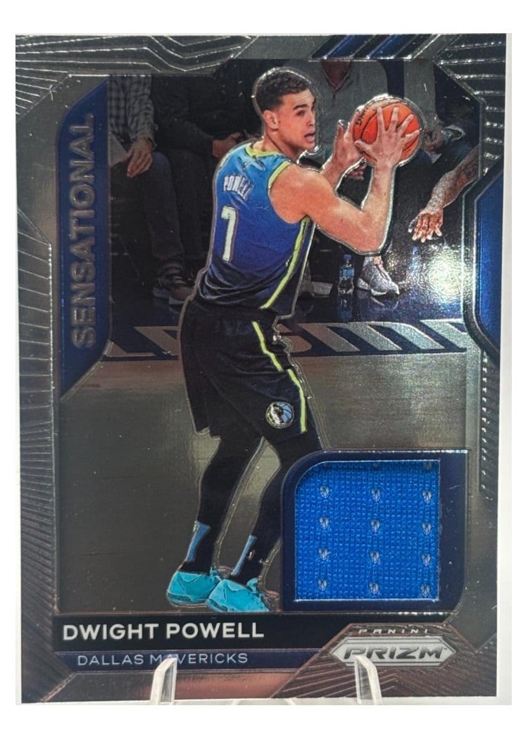 2020-21 Panini Prizm Sensational Swatches Dwight Powell #SSW-DPW card