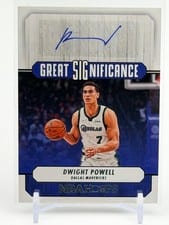 2022-23 Hoops Great SIGnificance Dwight Powell #GS-DWP card