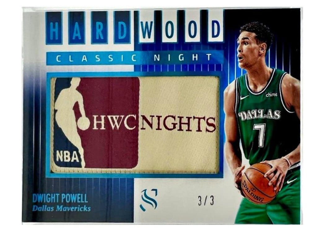 2024-25 Panini Silhouette Hardwood Classic Night Patches Dwight Powell #5 card