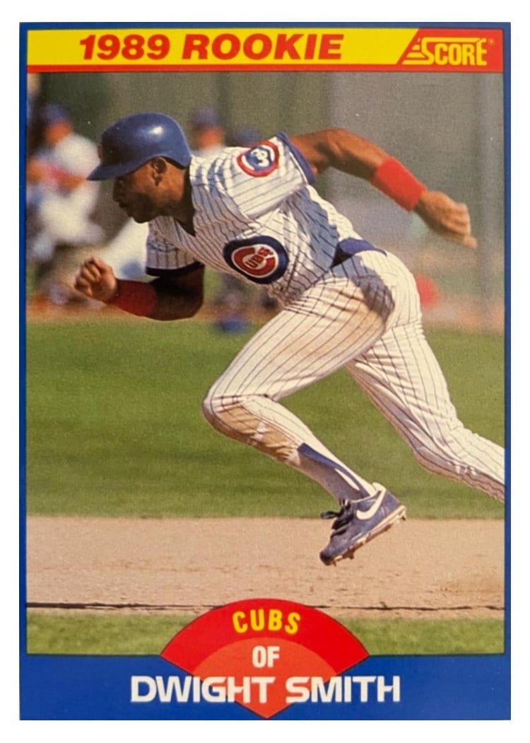 1989 Score Dwight Smith #642 card