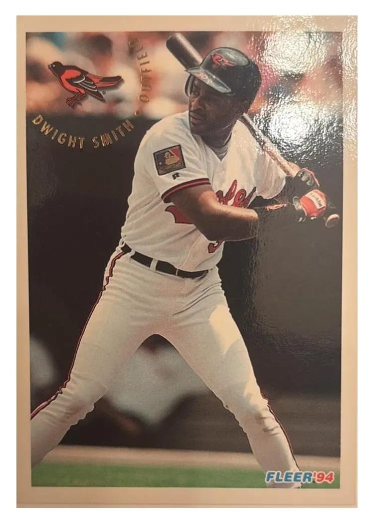 1994 Fleer Update Dwight Smith #U-7 card