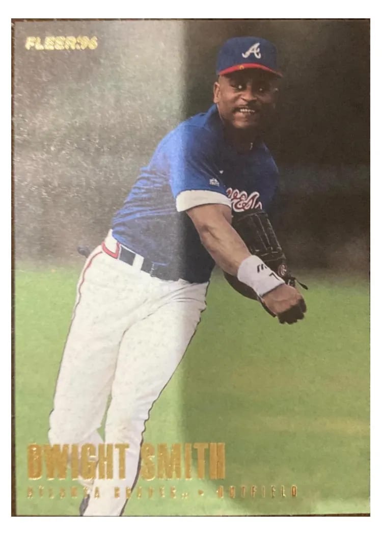 1996 Fleer Update Dwight Smith #U106 card
