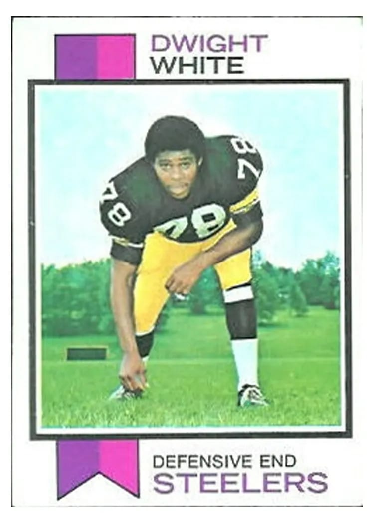 1973 Topps Dwight White #140 card