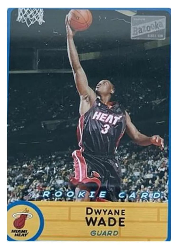 2003 Bazooka Dwyane Wade #252 card