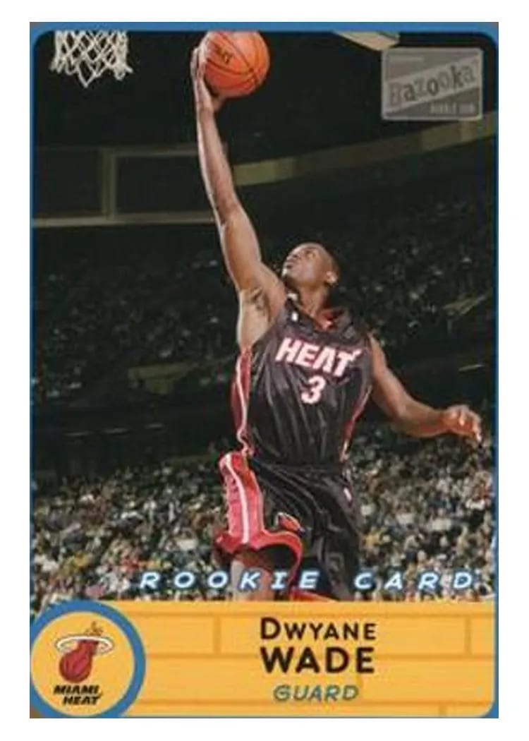 2003 Bazooka Dwyane Wade #252 card