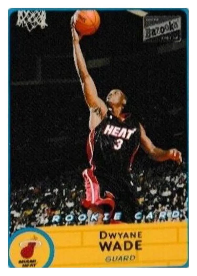 2003 Bazooka Dwyane Wade #252 card