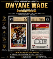 2003 Topps Chrome Dwyane Wade Refractor #115 card