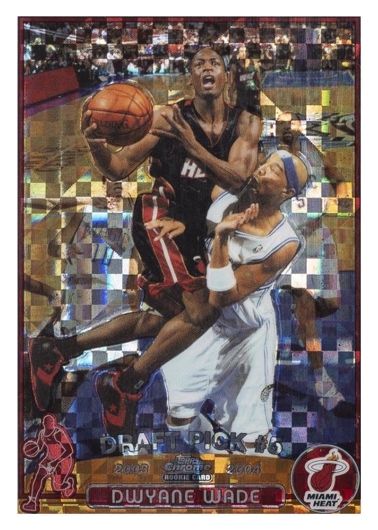 2003 Topps Chrome Dwyane Wade #115 card