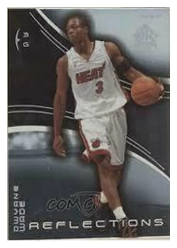 2003 Upper Deck Triple Dimensions Reflections Dwyane Wade Reflections #41 card