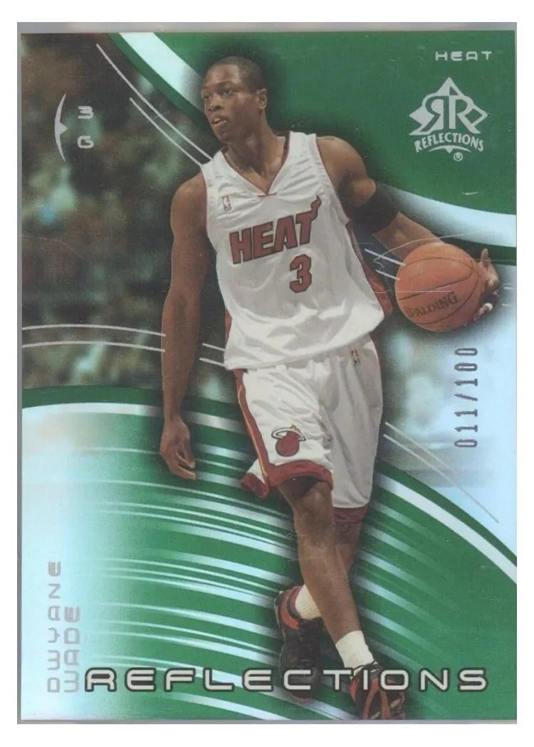 2003 Upper Deck Triple Dimensions Reflections Dwyane Wade #41 card