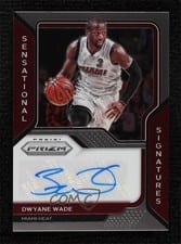 2020-21 Panini Prizm Sensational Signatures Dwyane Wade #SS-DWD card