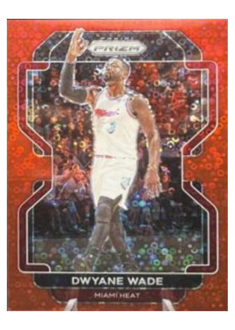 2021-22 Panini Prizm Base Set Dwyane Wade Fast Break Red Prizm #269 card