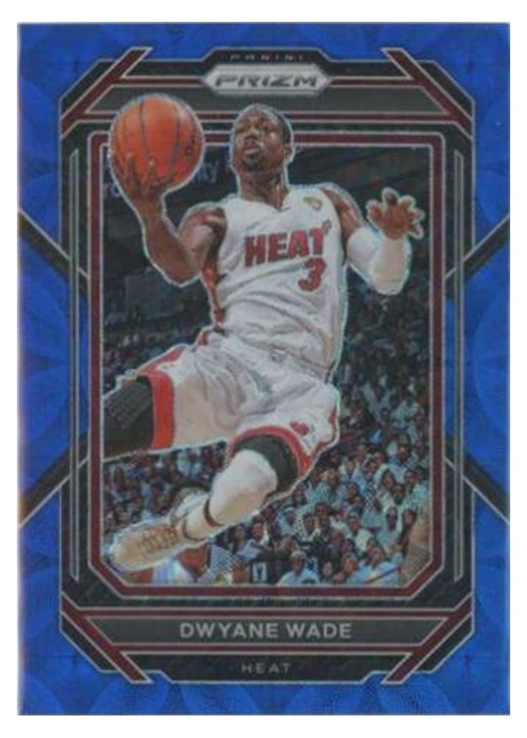 2022-23 Panini Prizm Base Set Dwyane Wade Choice Blue Prizm #294 card