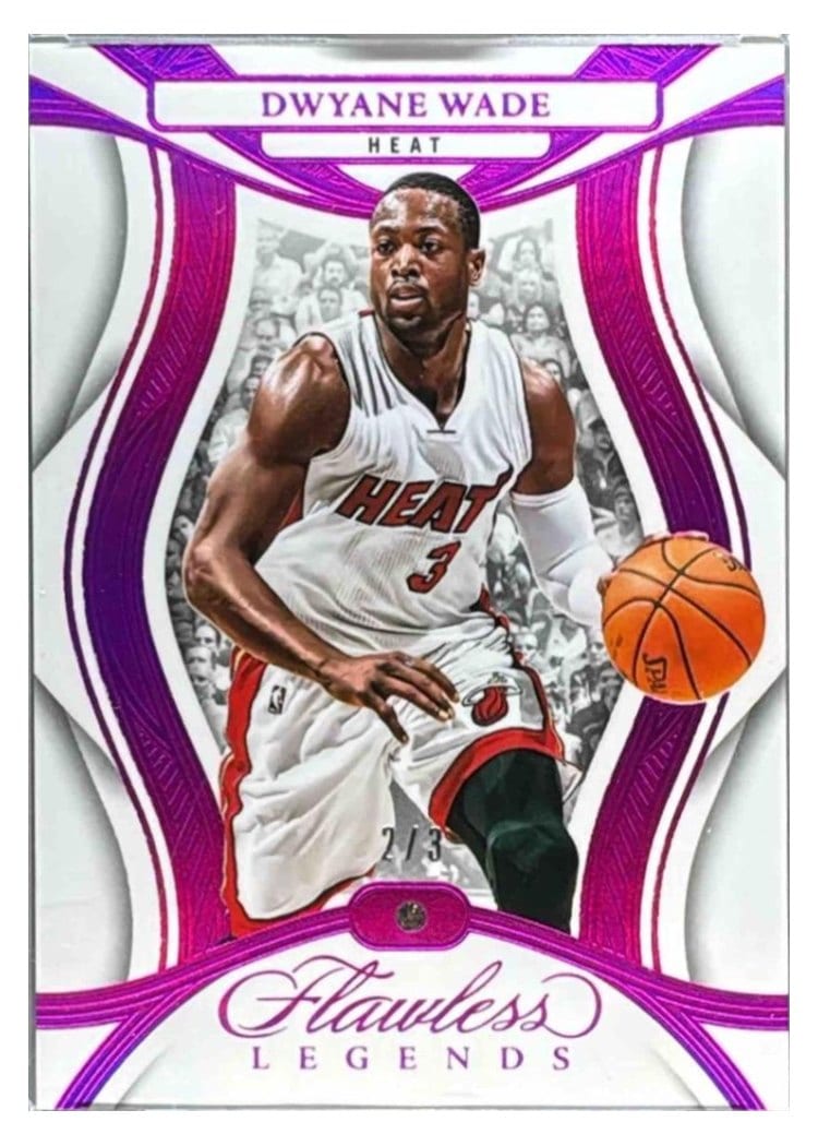 2024-25 Panini Flawless Base Gems Dwyane Wade #116 card