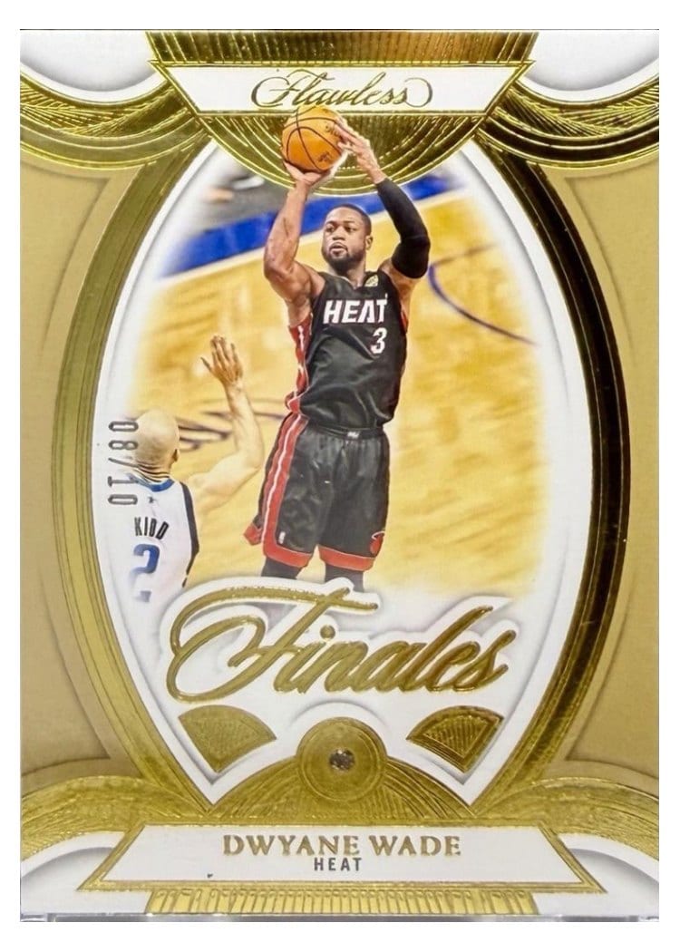 2024-25 Panini Flawless Base Gems Dwyane Wade #97 card