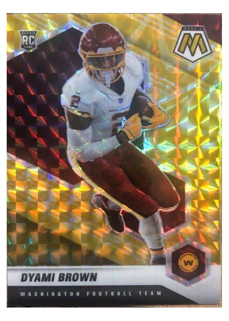 2021 Panini Mosaic Base Set Dyami Brown #323 card