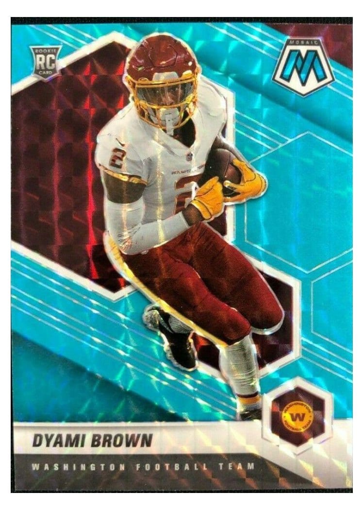 2021 Panini Mosaic Base Set Dyami Brown #323 card