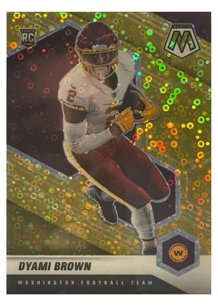 2021 Panini Mosaic Base Set Dyami Brown #323 card