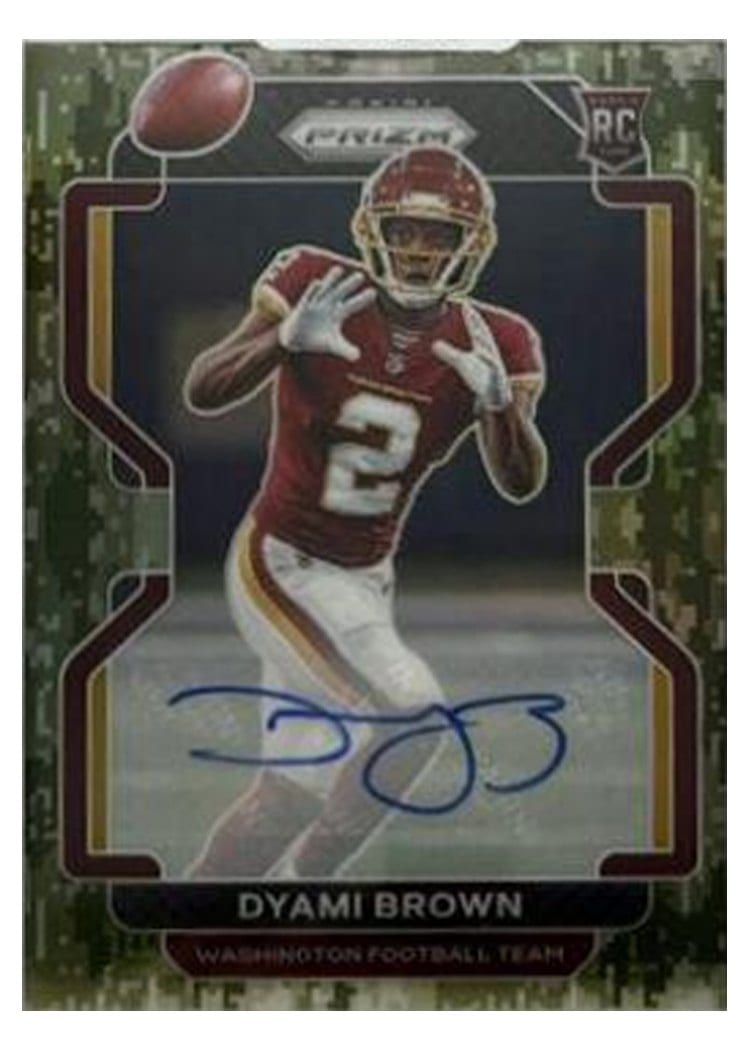 2021 Panini Prizm Base Set Dyami Brown #353 card