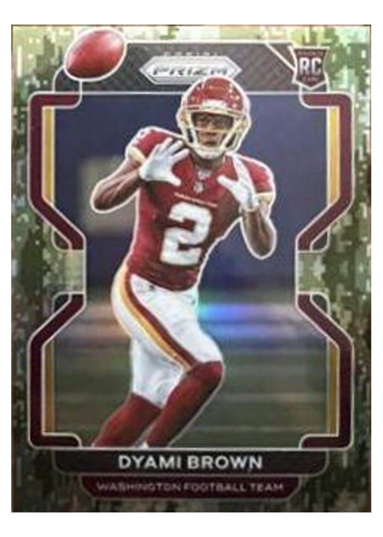 2021 Panini Prizm Base Set Dyami Brown #353 card