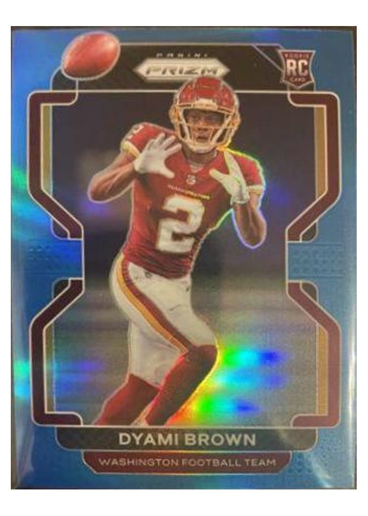 2021 Panini Prizm Base Set Dyami Brown Light Blue Prizm #353 card