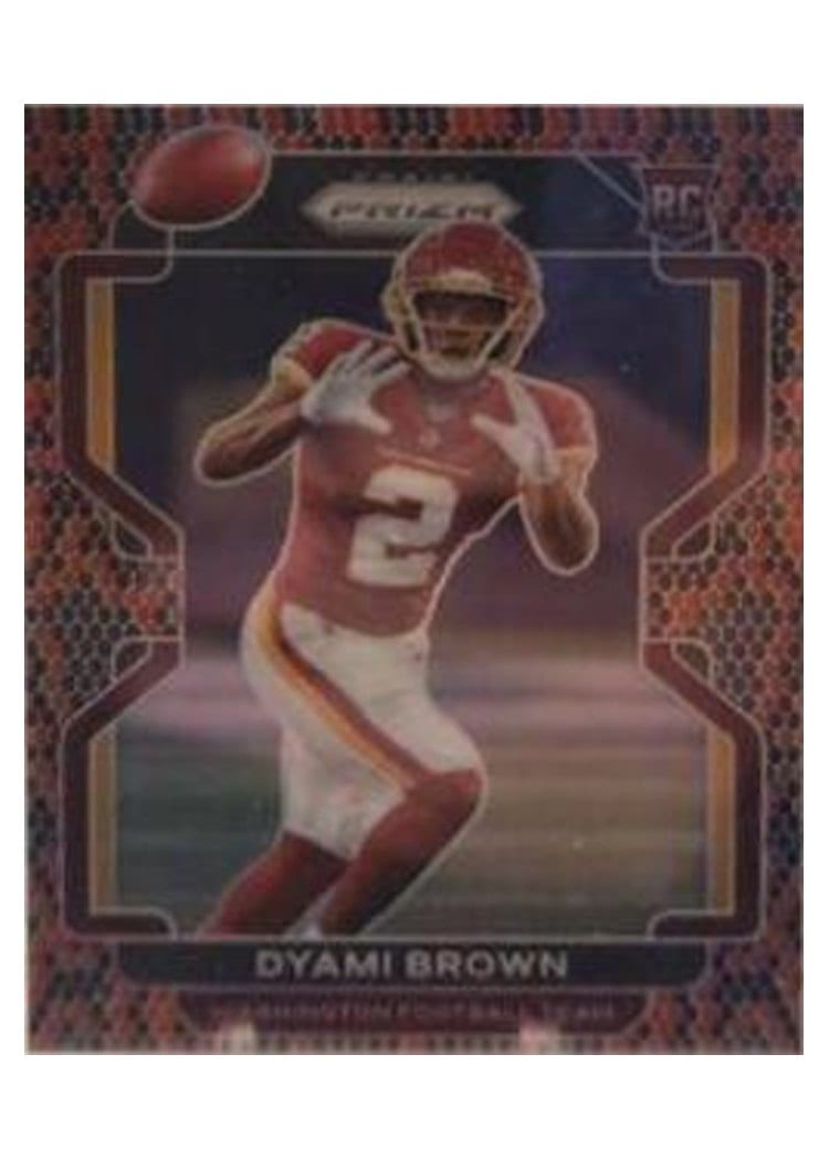 2021 Panini Prizm Base Set Dyami Brown #353 card
