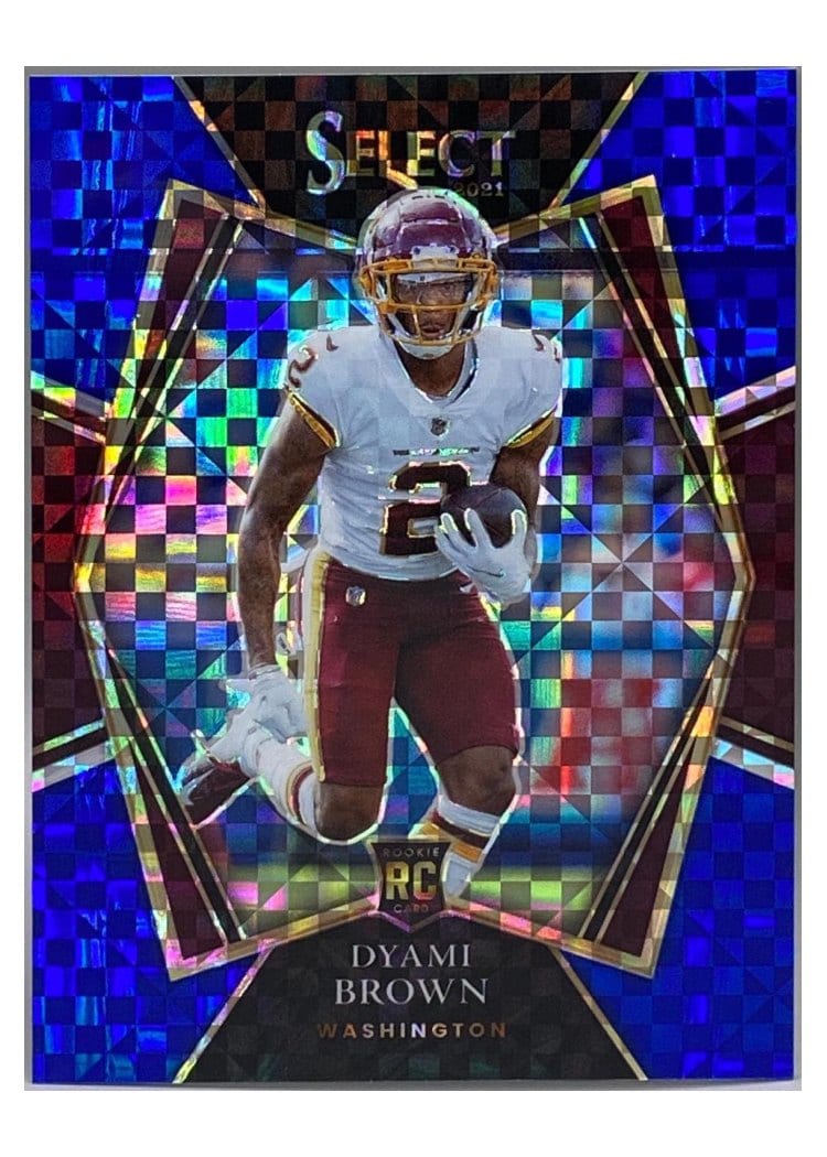 2021 Panini Select Base Set Dyami Brown Blue #167 card