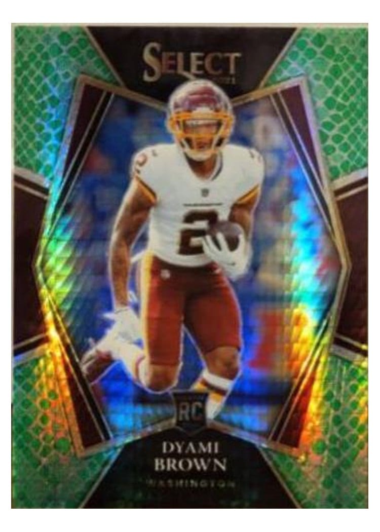 2021 Panini Select Base Set Dyami Brown #167 card