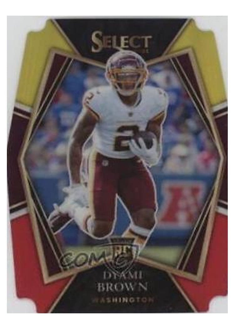 2021 Panini Select Base Set Dyami Brown #167 card