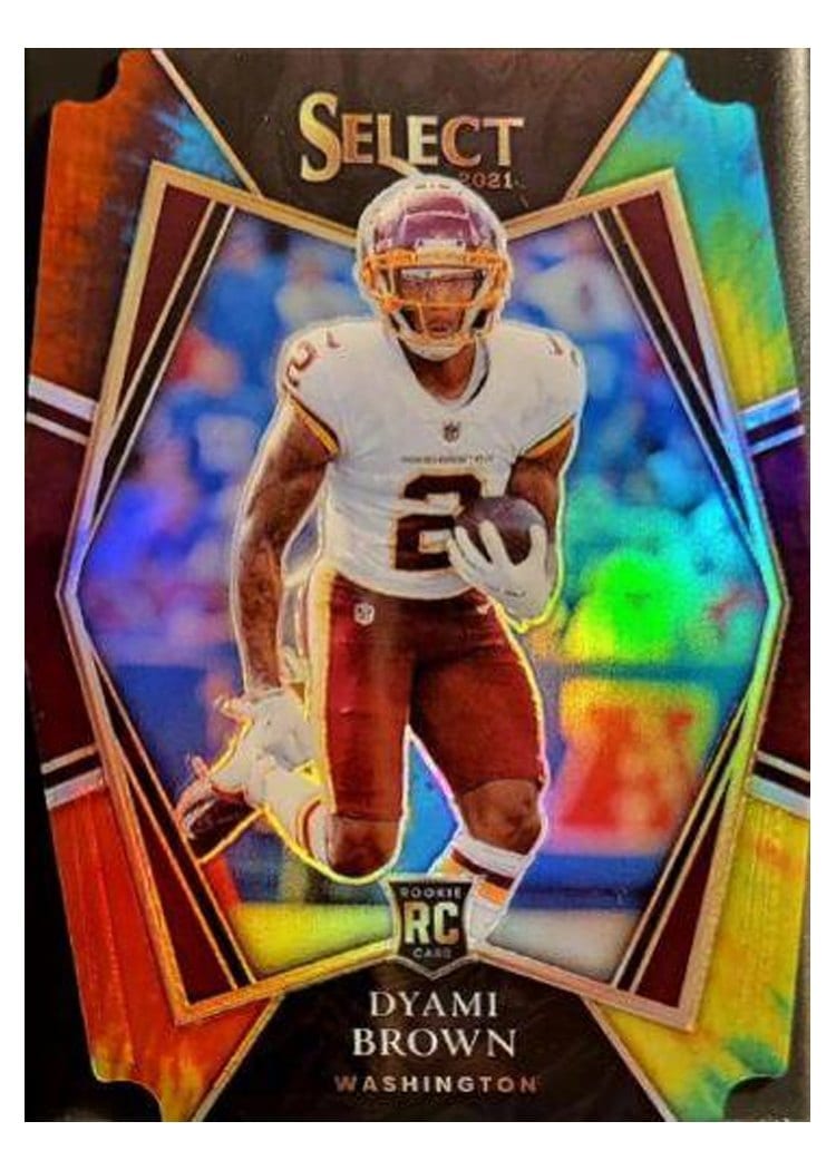 2021 Panini Select Base Set Dyami Brown #167 card