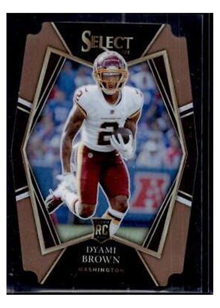 2021 Panini Select Base Set Dyami Brown #267 card