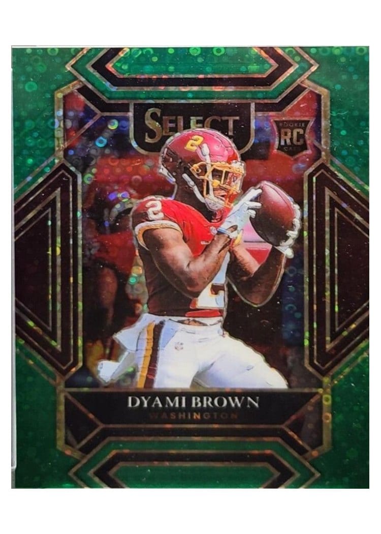 2021 Panini Select Base Set Dyami Brown Green Disco #267 card