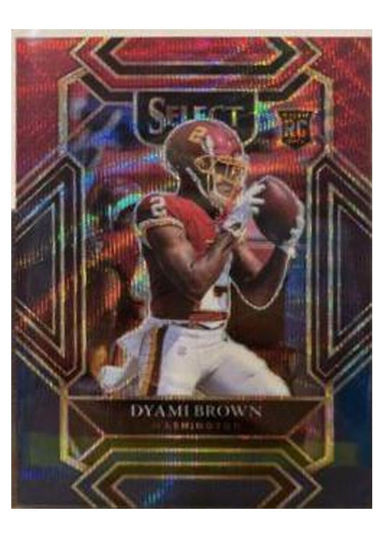 2021 Panini Select Base Set Dyami Brown Tri Color #267 card