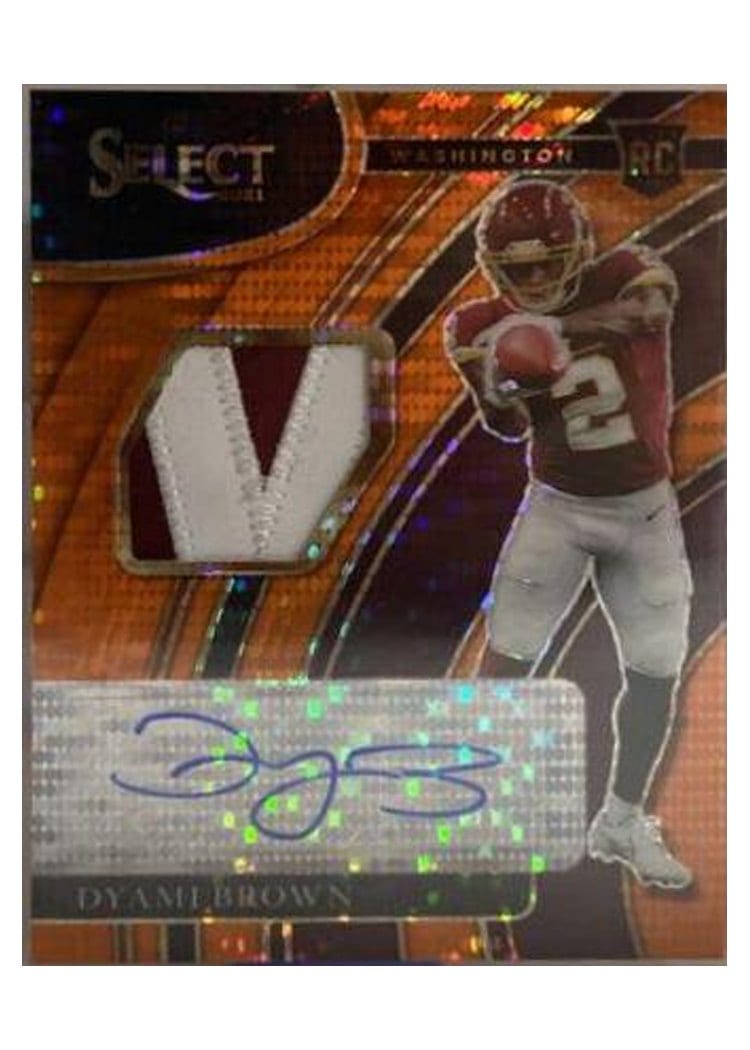 2021 Panini Select Base Set Dyami Brown #367 card