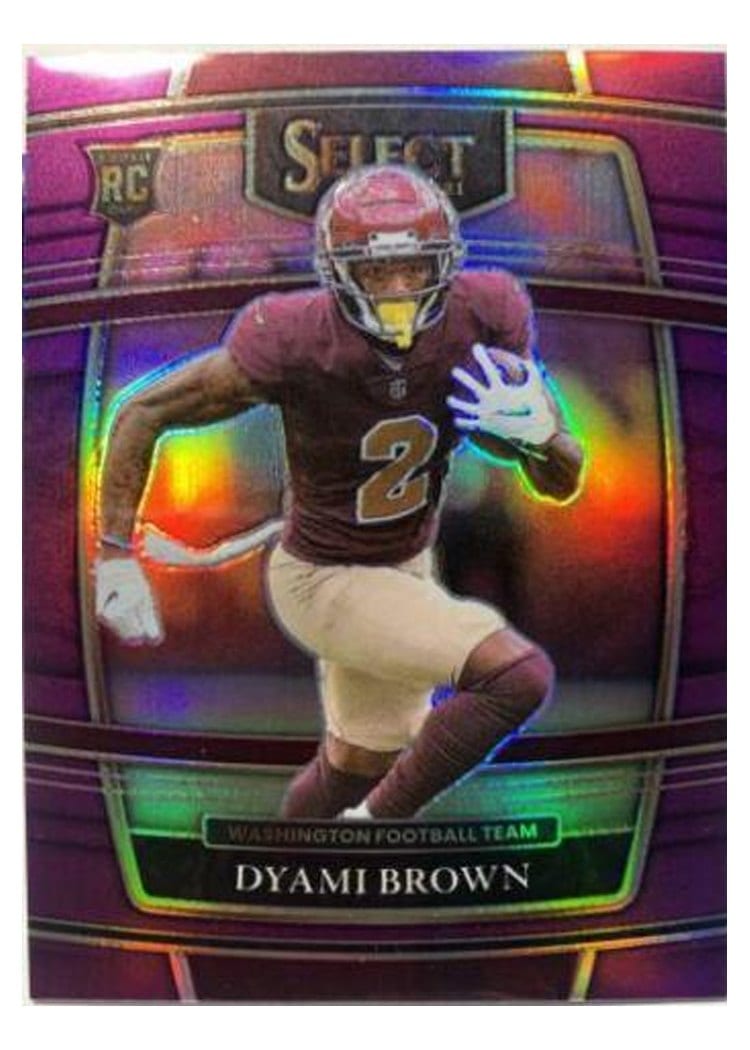 2021 Panini Select Base Set Dyami Brown #67 card