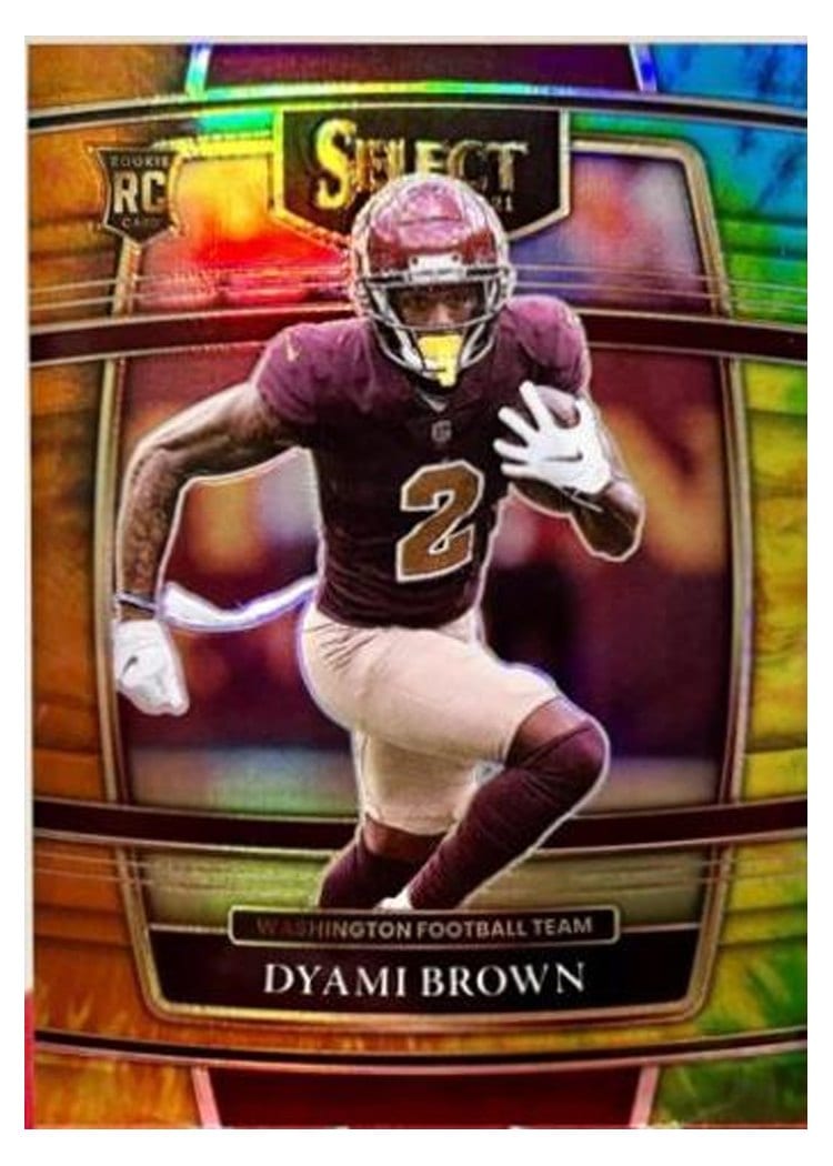 2021 Panini Select Base Set Dyami Brown #67 card