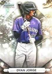 2023 Bowman Sterling Base Set Dyan Jorge #BSP-65 card