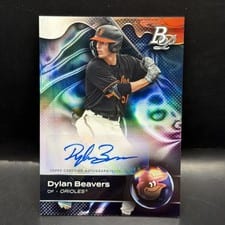 2023 Bowman Platinum Top Prospect Autographs Dylan Beavers #TOP-82