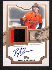 2026 Topps Topps Flagship Autograph Patch Dylan Beavers #TFAP2-DBE