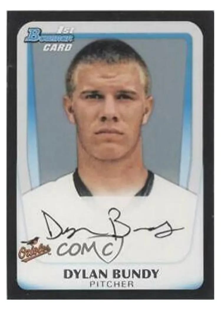 2011 Bowman Draft Prospects Dylan Bundy #BDPP18 card